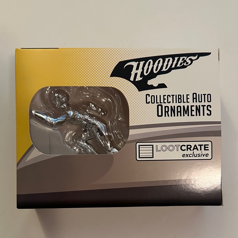 Licensed Hoodies DC Comics The Flash Chroma Silver Collectible Auto Ornament NIB